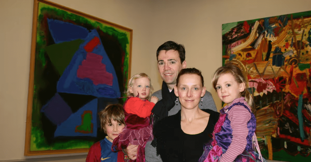 Andy Burnham and His Family